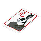 Party Rabbit Magnet (Linke Seite)