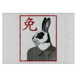 Party Rabbit Schneidebrett