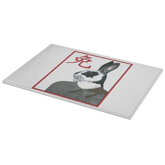 Party Rabbit Schneidebrett (Ecke)