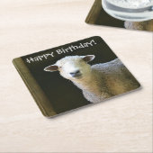 Party Rechteckiger Pappuntersetzer (angewinkelt)