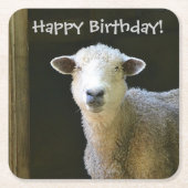 Party Rechteckiger Pappuntersetzer (Vorderseite)