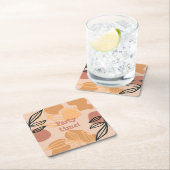 Party Rechteckiger Pappuntersetzer (Vor Ort)