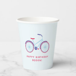 Party Red Blue Personalisiertes Party Pappbecher