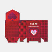 Party Red Customizable Gastgeschenk Hochzeit Geschenkschachtel (Ungefaltet)