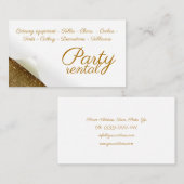 Party Rental Balloon Geschenkartikel Geschenkartik Visitenkarte (Vorne/Hinten)