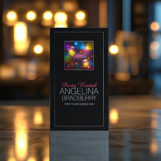 Party Rental Tableware Dekor Ballonmaterial Visitenkarte