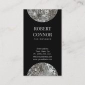 Party Rental Tableware Star Disco Ball Black Card Visitenkarte (Rückseite)