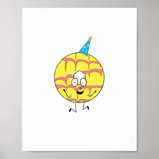 Party-Ring, lustiges Cookie-Thema Poster (Vorne)