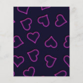 Party Rosa Neon Tropical Birthday Flyer (Hinten)