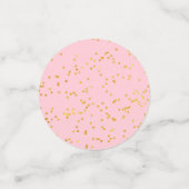 Party Rosa und Blauer Tischkonfetti Konfetti (Klein Vorderseite)