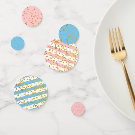 Party Rosa und Blauer Tischkonfetti Konfetti (Gruppe)