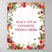 Party Rosa und Rot Poster (Vorne)