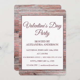 Party-Rosen-Goldfolie des Valentines Tagesu. Einladung