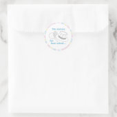 Party Runder Aufkleber (Tasche)