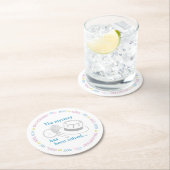 Party Runder Pappuntersetzer (Vor Ort)