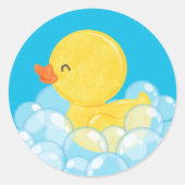 Party-Rundkleber für Wasserfarben Runder Aufkleber (Vorderseite)