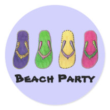 Party Sandals Stickers