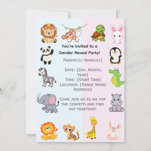 Party Save The Date (Vorderseite)