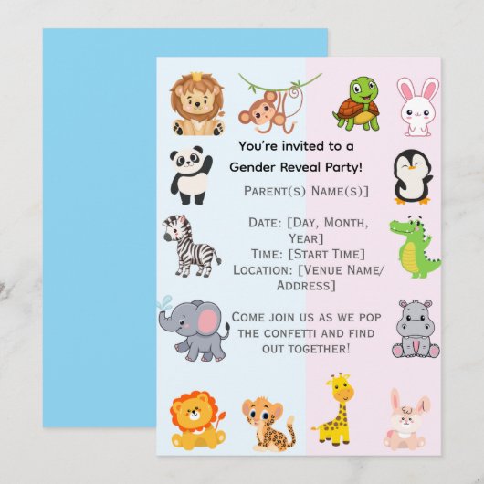 Party Save The Date (Vorne/Hinten)