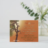 Party Save the Date Geschlecht Ankündigungspostkarte (Stehend Vorderseite)