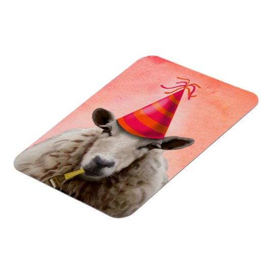 Party Schafe 2 Magnet (Linke Seite)