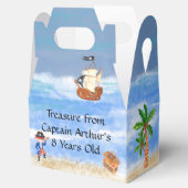 Party-Schatztruhe zum Thema Piratengeburt Geschenkschachtel (Geöffnet)