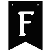 Party Scheidung Endlich Freie Feier Schwarz-weiß Wimpelkette (Zweite Fahne)