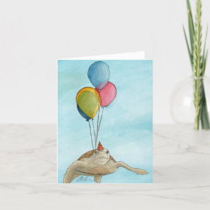 Party: Schildkrötengrüße Karte 4"x5,6"