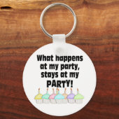 Party Schlüsselanhänger (Vorderseite)
