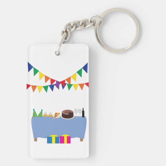 Party Schlüsselanhänger (Rückseite)
