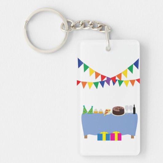 Party Schlüsselanhänger (Vorderseite)