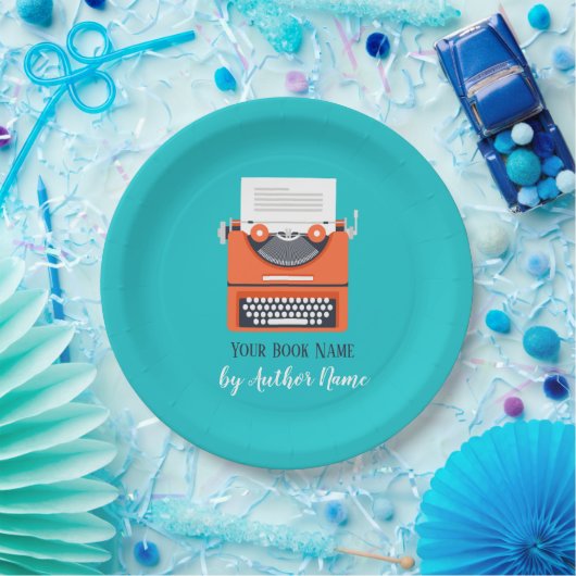 Party-Schreibmaschine buchen Pappteller (Party)