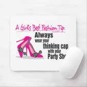 Party-Schuhe-Mauspad Mousepad (Mit Mouse)