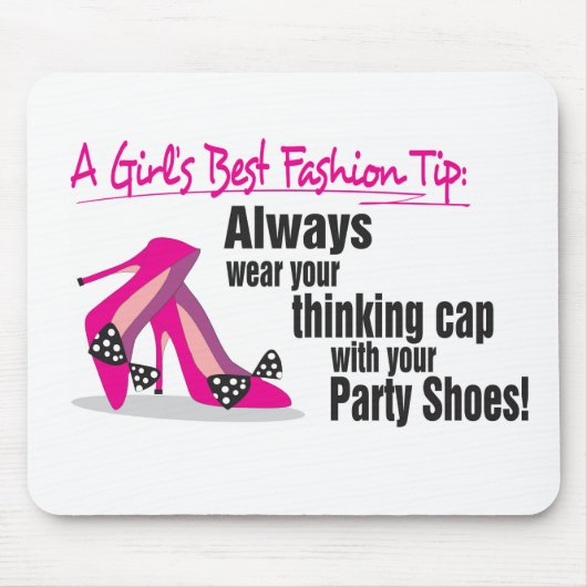 Party-Schuhe-Mauspad Mousepad (Vorne)