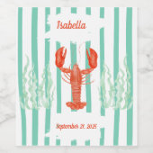 Party "Seafood Boil" - Brunch in der Lobby Weinetikett (Einzelnes Label)