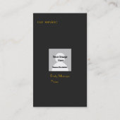 Party Service Business Card Visitenkarte (Rückseite)