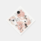 Party-Serviette, Geburtstag, Hochzeit Serviette (Ecke)