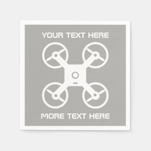 Party-Servietten aus Papier mit Logo für Drohne Serviette