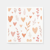 Party Servietten Glücklicher Valentinstag (Vorderseite)