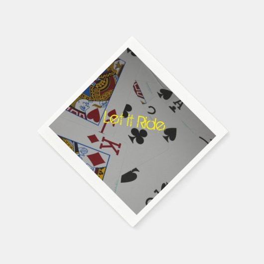 Party-Servietten "Lass it Ride" Serviette (Ecke)