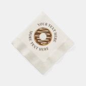 Party-Servietten mit Schokolade Serviette (Ecke)