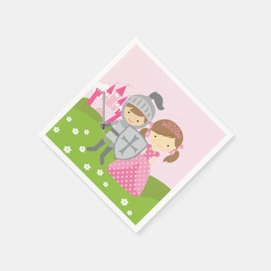 Party-Servietten von Princess Serviette (Ecke)