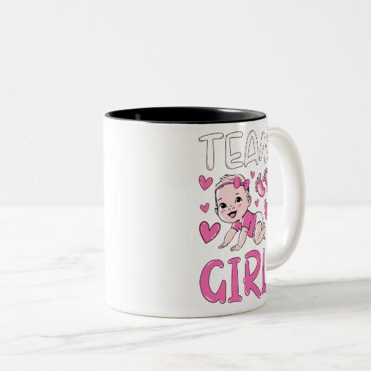 Party-Set für weibliche Geschlechter Zweifarbige Tasse (VorderseiteRechts)