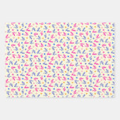 Party — Set von 3 Geschenkpapier Set (Vorderseite 2)