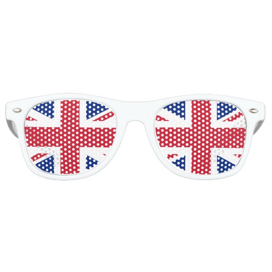 Party Shades British Sunglasses / Union Jack Flag Partybrille (Vorderseite)