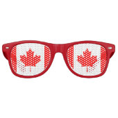 Party Shades & Canada Sunglasses / Kanadische Flag Partybrille (Vorderseite)