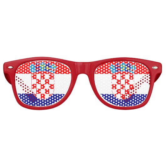 Party Shades & Croatia Sonnenbrille / Kroatische F (Vorderseite)