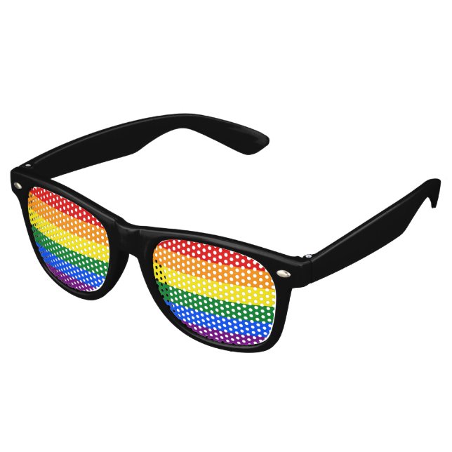 Party-Shades für LGBT-Stolz Sonnenbrille (Schrägansicht)