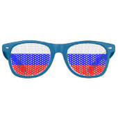 Party Shades Sonnenbrille - Russland-Flagge (Vorderseite)