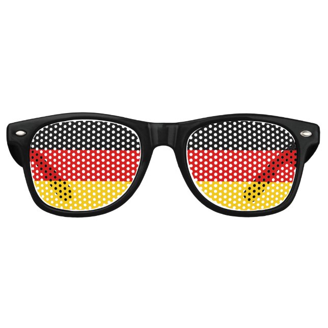 Party Shades Sunglasses - deutsche Flagge Partybrille (Vorderseite)